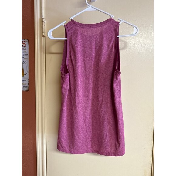 Nike Womens  Medium Heathered Purple Sleeveless Dri-Fit Tank Top - Picture 4 of 5